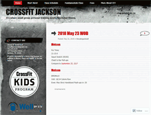 Tablet Screenshot of crossfitjackson.com